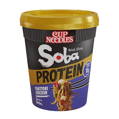 Soba Noodles Yakitori Chicken Protein Cup 90gr 8 τεμ