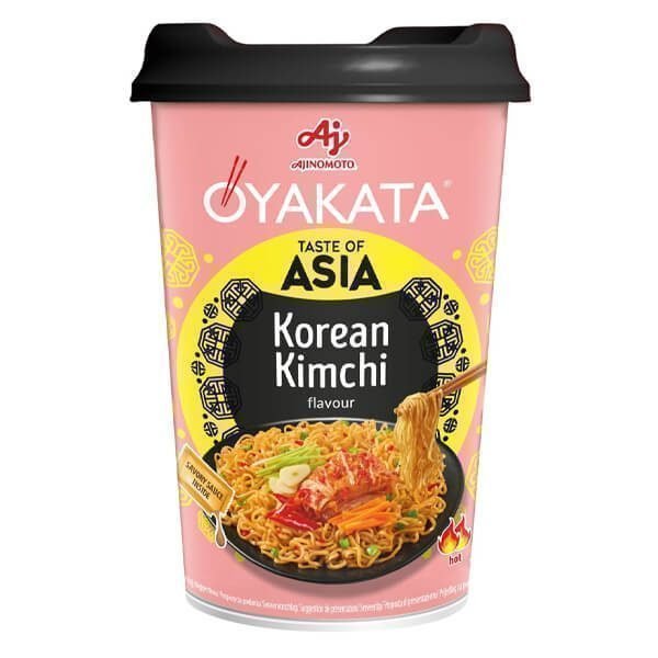 Oyakata Noodles Cup Korean Kimchi 92gr 8 τεμ