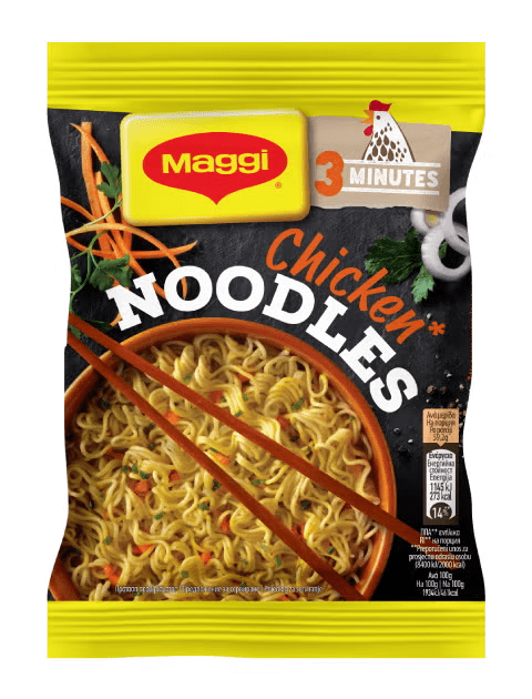 Maggi Noodles Chicken 59.2gr 24 τεμ