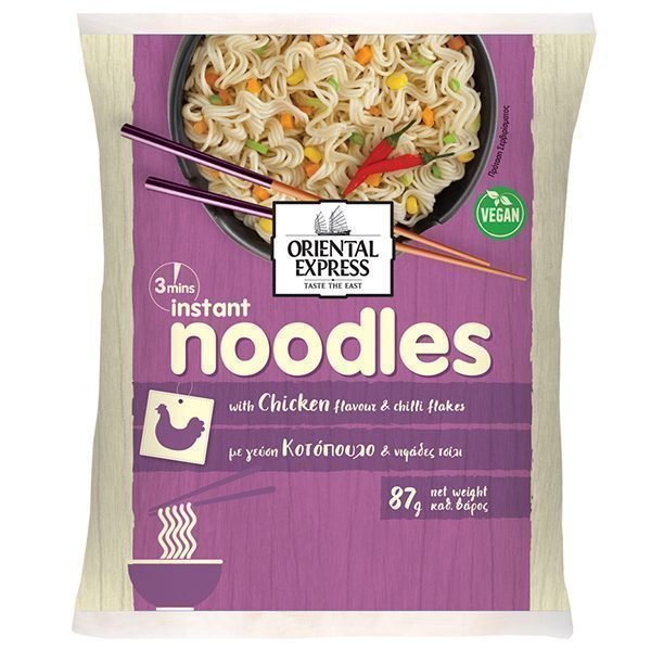 Oriental Express Noodles Chicken Chilli 87gr 12 τεμ
