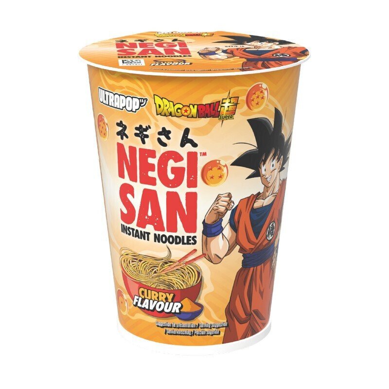 Ultra POP Dragon Ball Noodles Cup Curry 65gr 8 τεμ