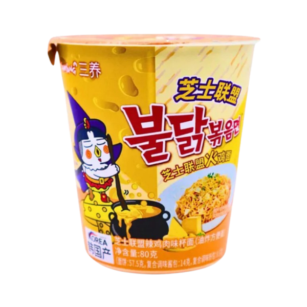 Buldak Noodles Ramen Cup Cheese 70gr 8 τεμ