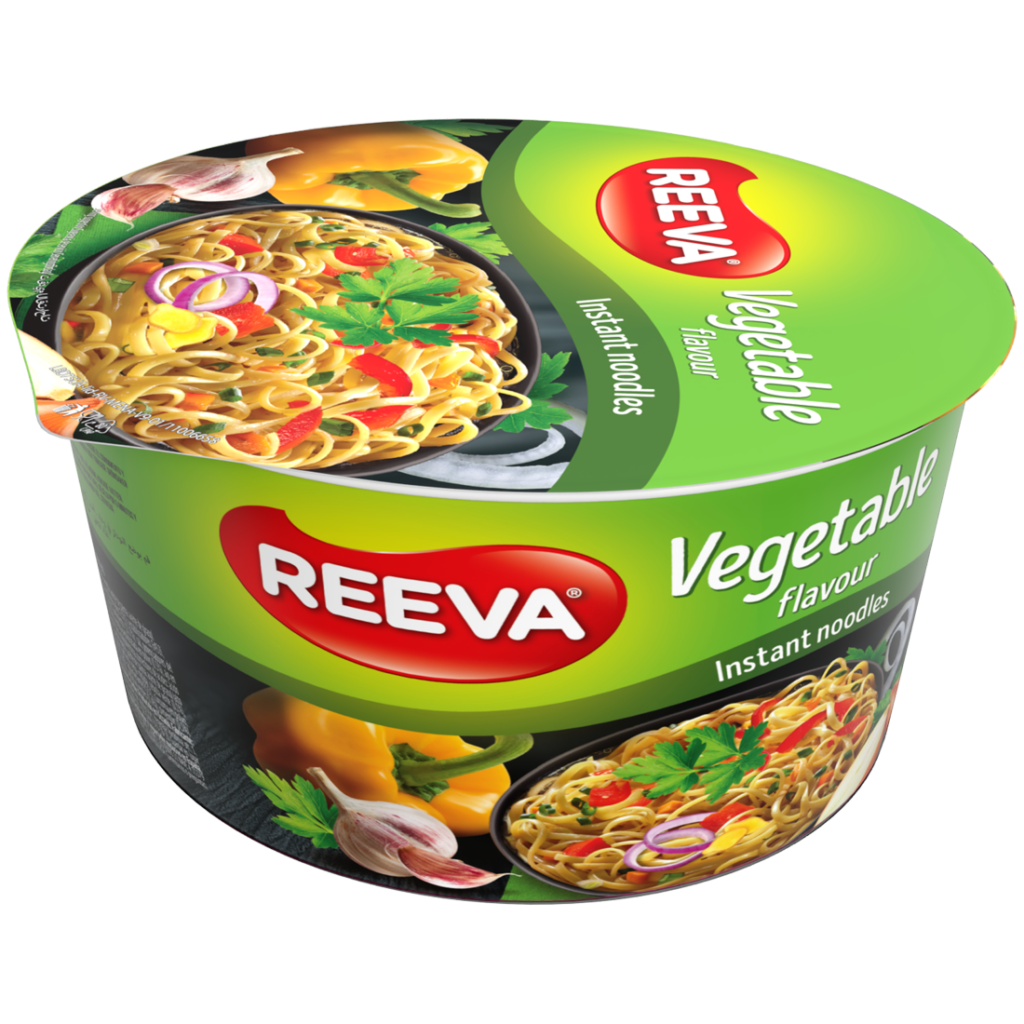 Reeva Noodles Cup Vegetable 75gr 24 τεμ