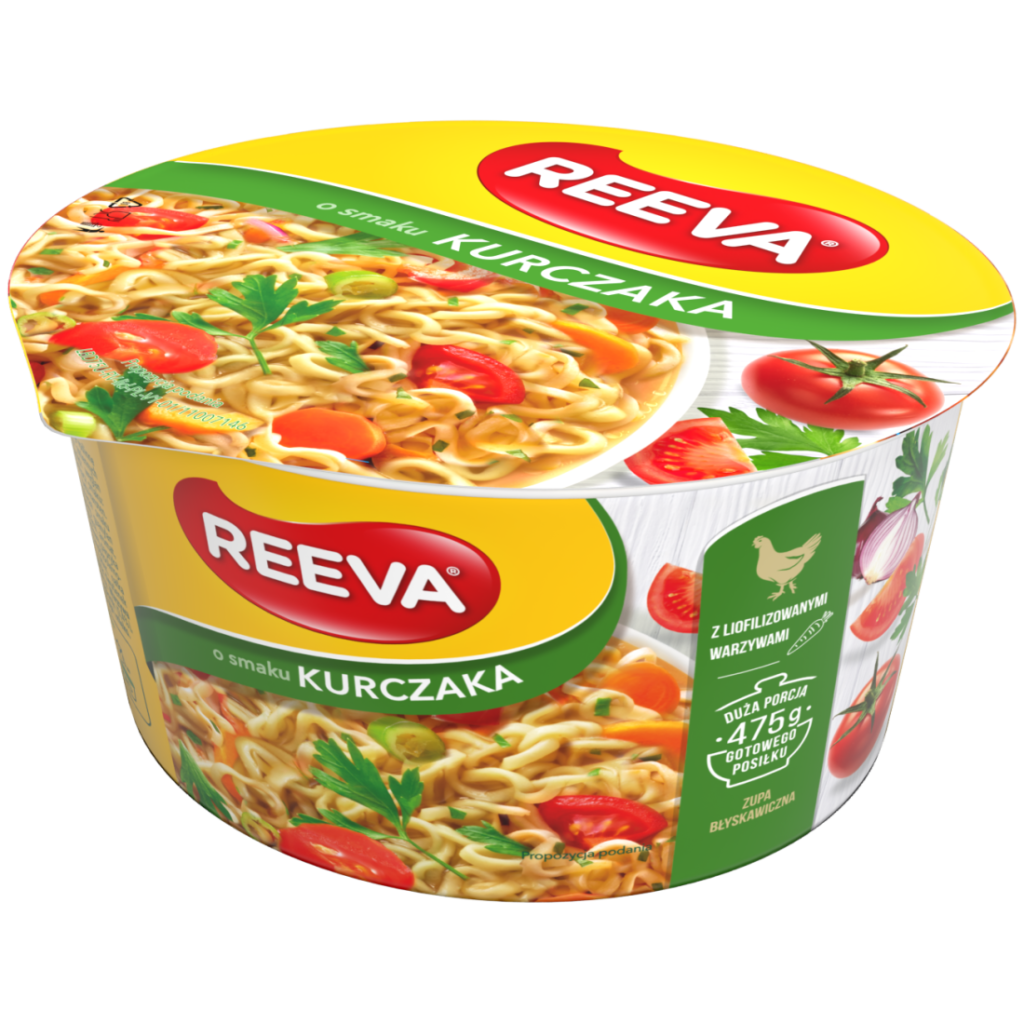 Reeva Noodles Cup Chicken 75gr 24 τεμ
