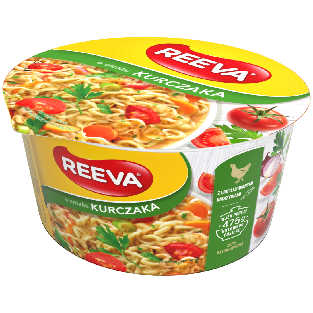 Reeva Noodles Cup Chicken 75gr 24 τεμ