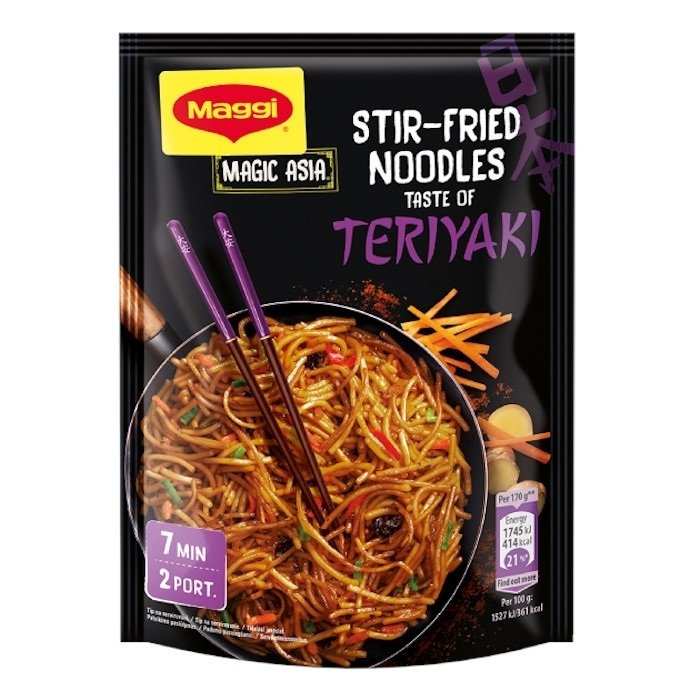 Maggi Noodles Teriyaki Bag 130gr 12 τεμ
