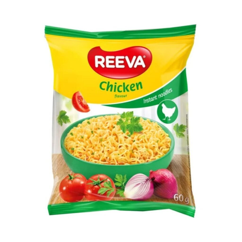 Reeva Noodles Chicken 60gr 24 τεμ