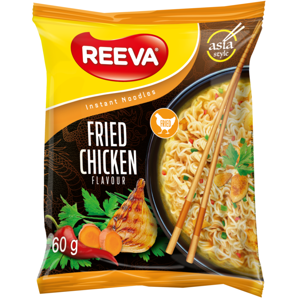 Reeva Noodles Fried Chicken 60gr 24 τεμ