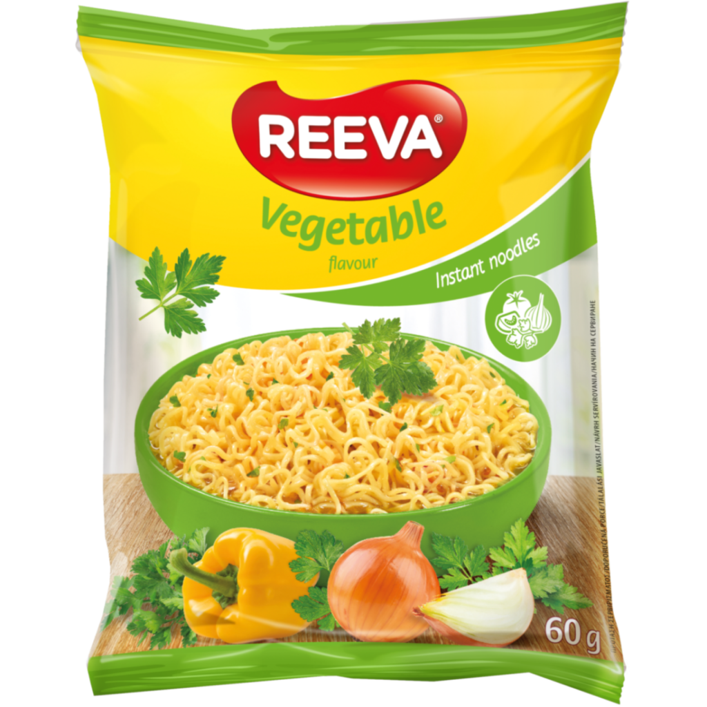 Reeva Noodles Vegetable 60gr 24 τεμ