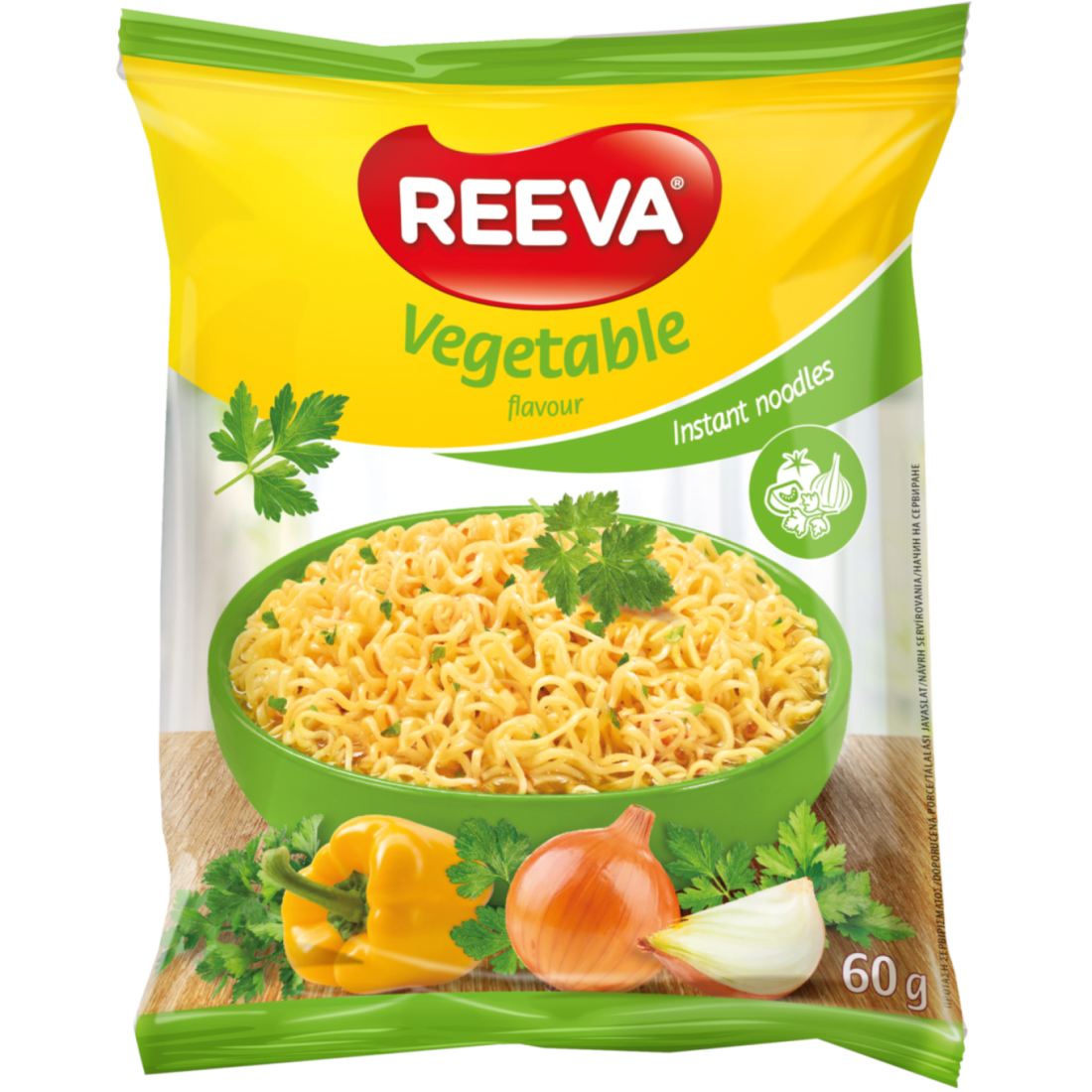 Reeva Noodles Vegetable 60gr 24 τεμ