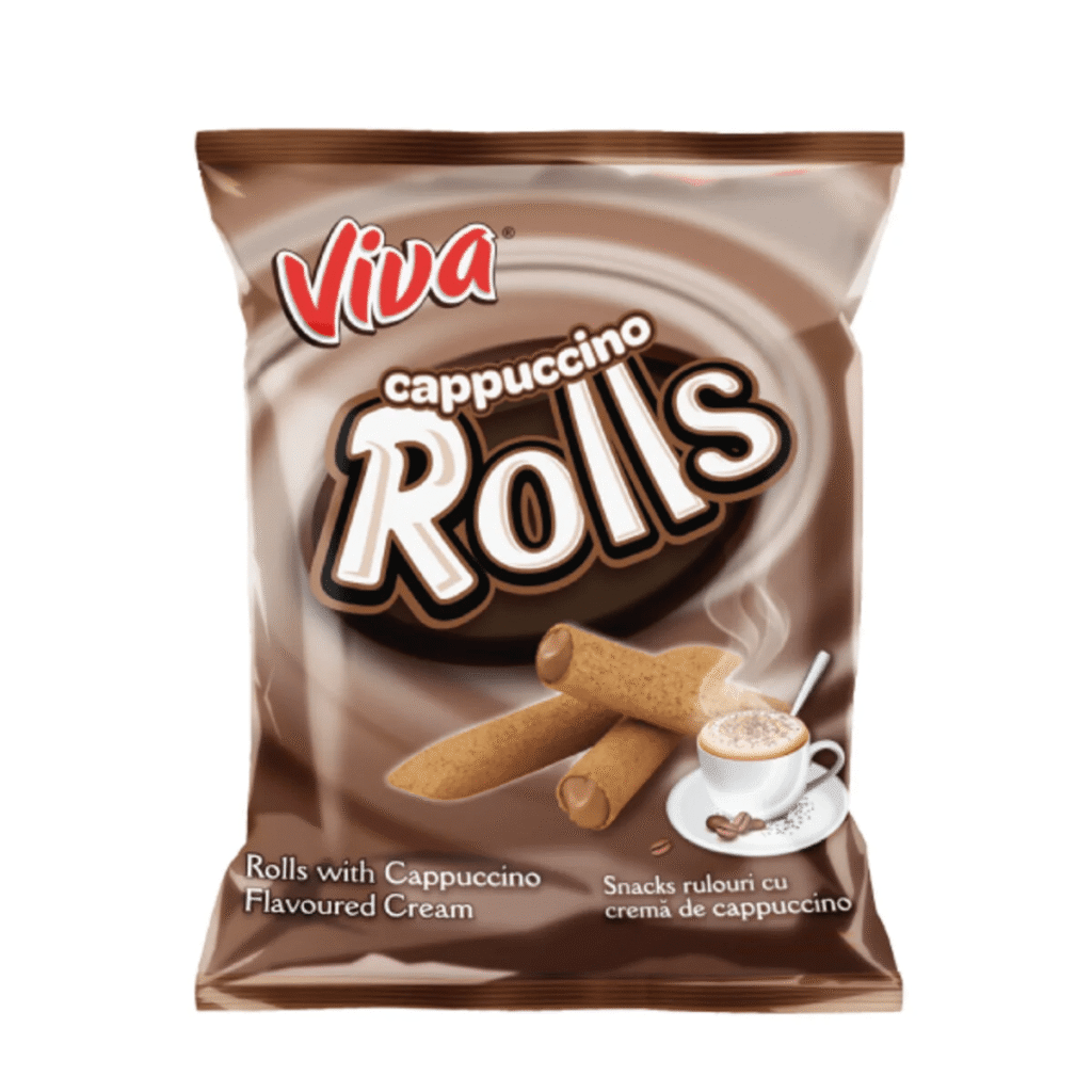 Viva Rolls Cappuccino 100gr 18 τεμ